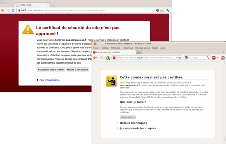 Erreur ssl